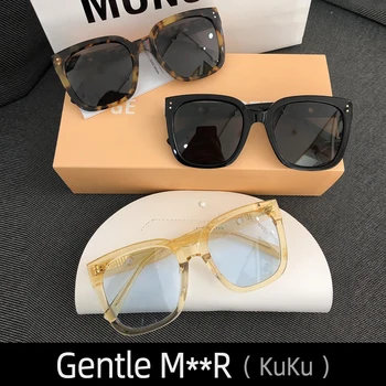 KuKu Gentle MxxR Солнцезащитные Очки Для Женщин Мужские Черные Очки Cat eye MGlasses Шпионские Модные Негабаритные Роскошные Дизайнерские Брендовые Jennie
