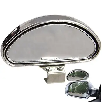 Автомобильное Зеркало Со слепой зоной, Широкоугольное Внешнее Зеркало Бокового обзора Для Начинающих, Пара Отражающих Зеркал, Эллиптическое Зеркало Снаружи