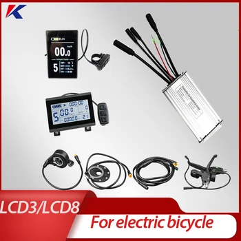 Дисплей электронного велосипеда KT Controller LCD3 Display Контроллер двигателя Ступицы электронного велосипеда BLDC Motor Controller Дисплей Электрического скутера электронного велосипеда