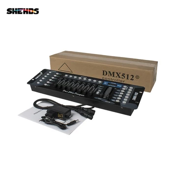 2 шт. SHEHDS 192 DMX Контроллер, консоль DMX 512, диджейское оборудование, сценическое освещение для светодиодных прожекторов с подвижной головкой